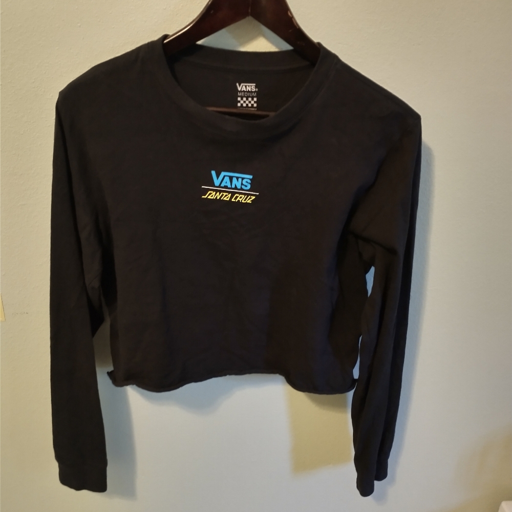 VANS Long Sleeve Crop Top